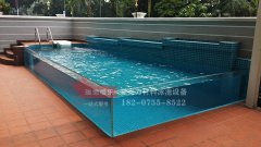 馬來西亞王宮亞克力透明無邊界泳池